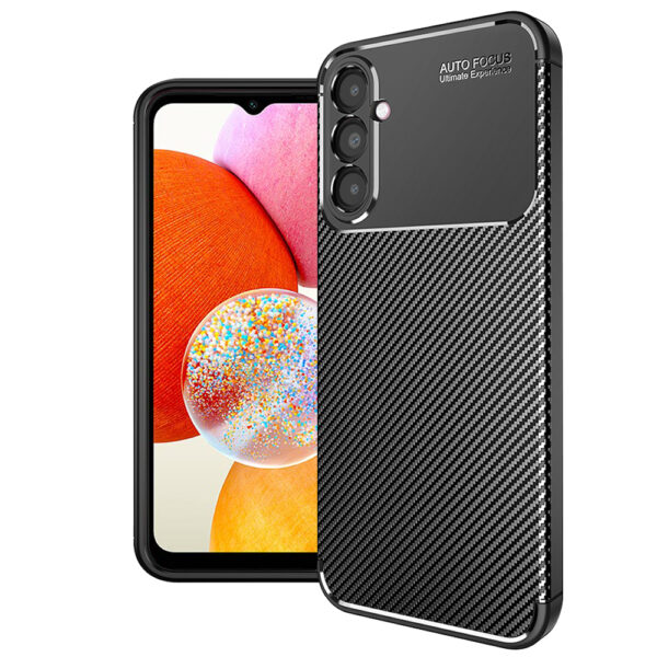 Удароустойчив калъф с защита за камерата за Samsung A17 5G • Carbon Fiber Case